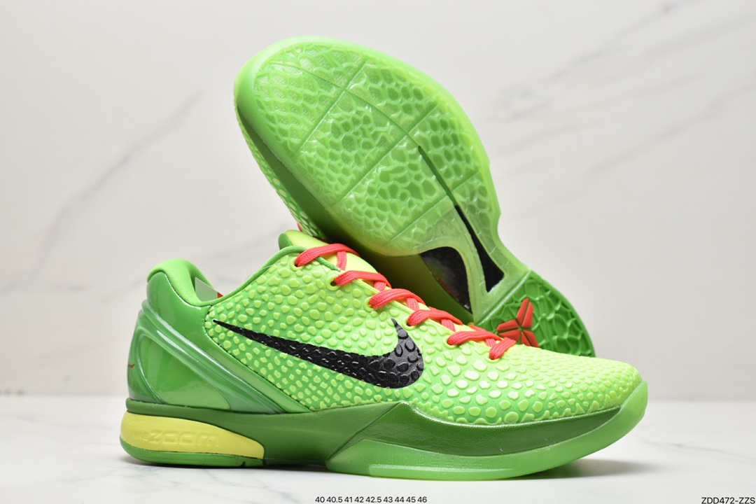 230 NK Zoom Kobe VI Protro ZK6 “Green Apple”青峰侠科比六代低帮运动篮球鞋CW2190-300