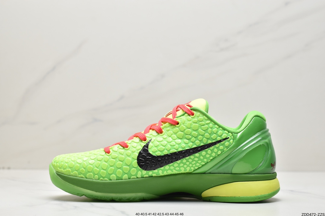 230 NK Zoom Kobe VI Protro ZK6 “Green Apple”青峰侠科比六代低帮运动篮球鞋CW2190-300