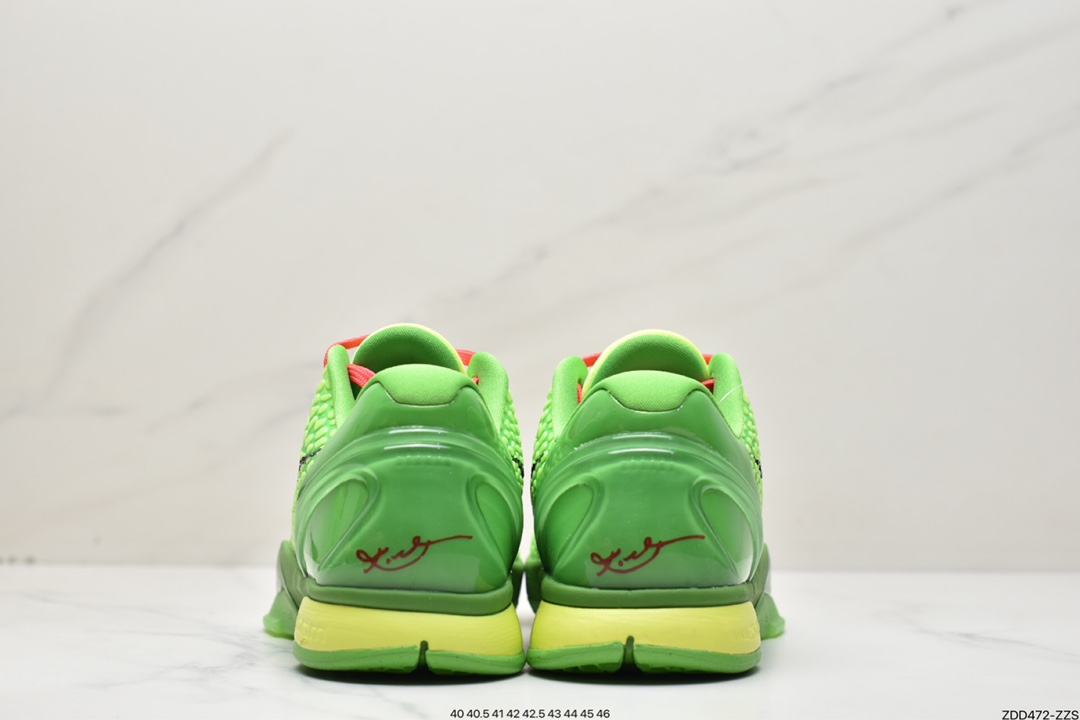 230 NK Zoom Kobe VI Protro ZK6 “Green Apple”青峰侠科比六代低帮运动篮球鞋CW2190-300