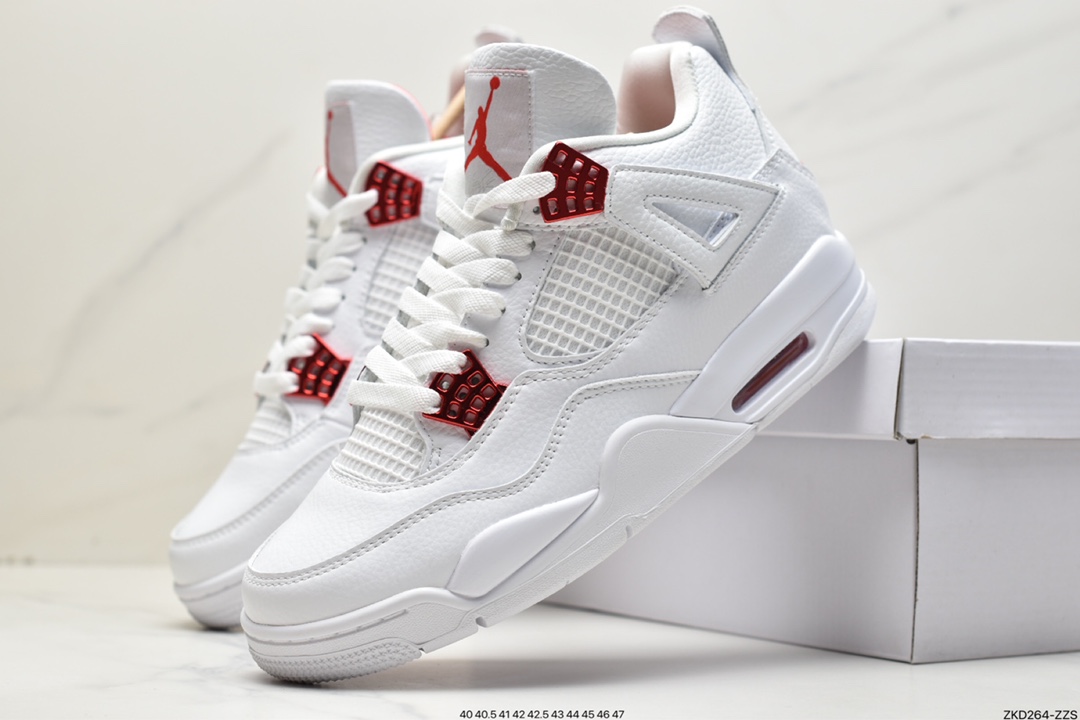 270 Nike Air Jordan 4 Retro OG”Fire Red”迈克尔·乔丹AJ4代中帮篮球鞋CT8527-112