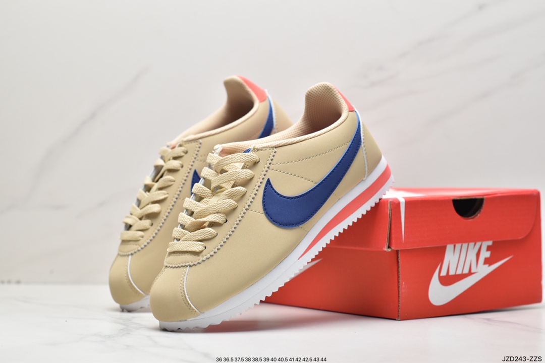 140 耐克Nike Classic Cortez Leather 阿甘系列经典休闲运动鞋807471-103
