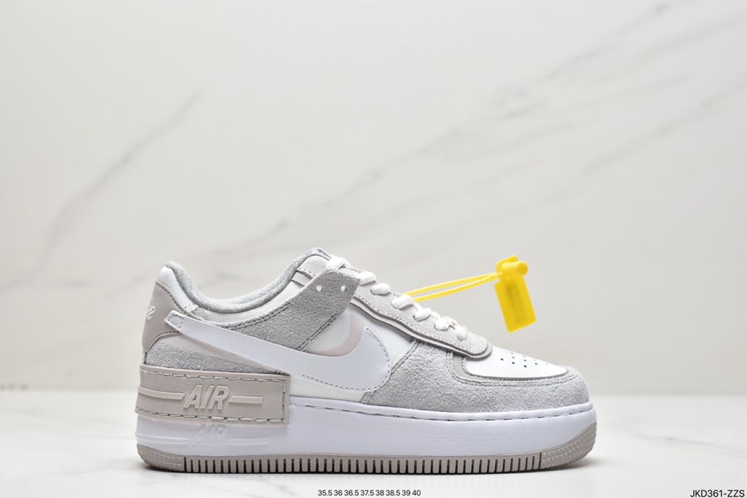 160 耐克Nike Air Force 1 Low Fur-Lined Shadow 灰褐 加绒 轻量增高低帮CT1985-700