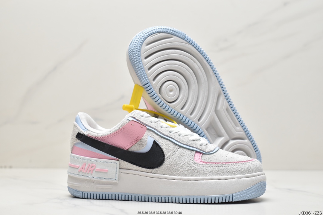 160 耐克Nike Air Force 1 Low Fur-Lined Shadow 灰褐 加绒 轻量增高低帮CT1985-700