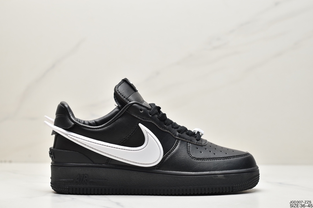 180 AMBUSH x Air Force 1 Low SP 埋伏系列 空军联名合作款“皮革黑白大钩” DV3464-001