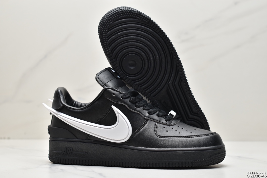180 AMBUSH x Air Force 1 Low SP 埋伏系列 空军联名合作款“皮革黑白大钩” DV3464-001