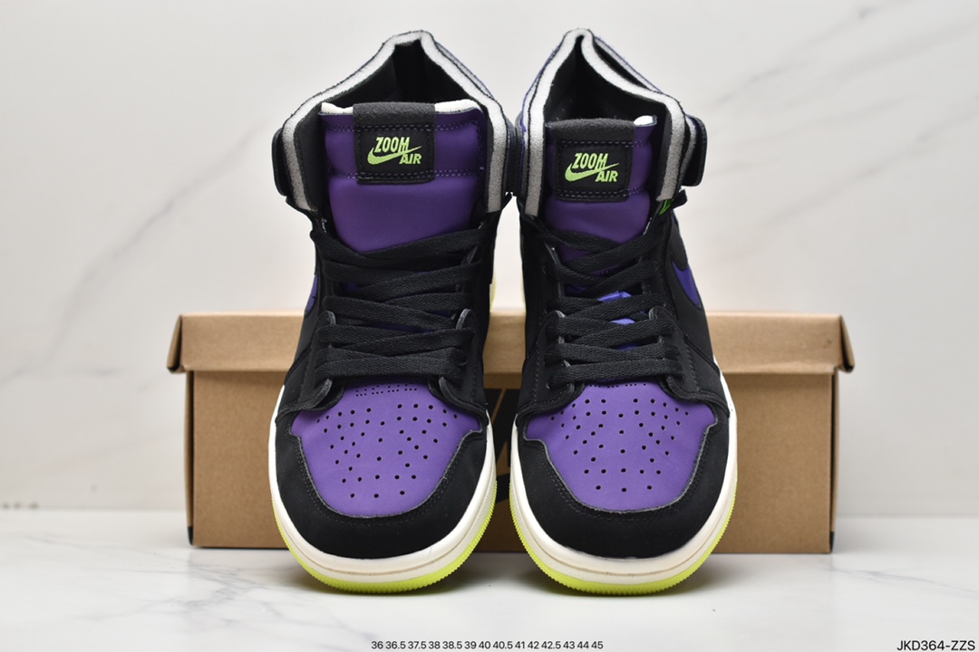 160 全新耐克Nike Air Jordan 1 Zoom Air CMFT WMNS”Lemon Venom” 致命毒液紫 CT0979-001