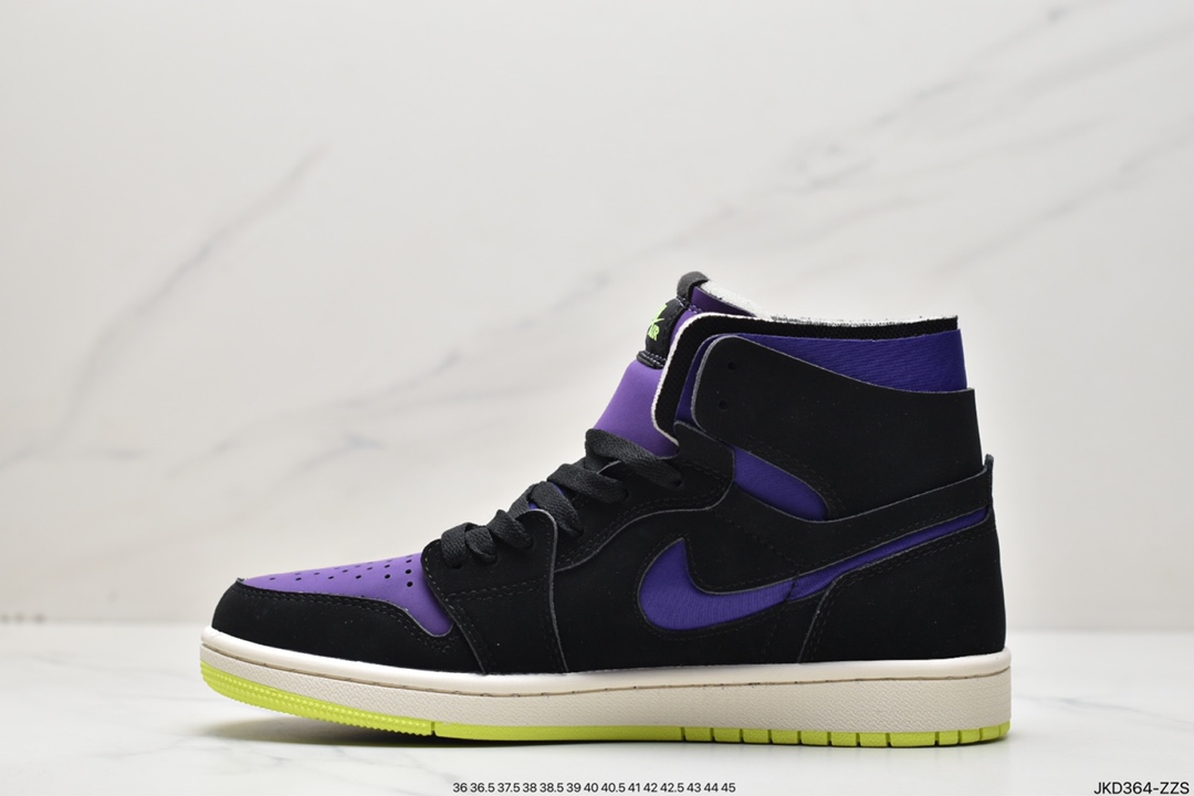 160 全新耐克Nike Air Jordan 1 Zoom Air CMFT WMNS”Lemon Venom” 致命毒液紫 CT0979-001