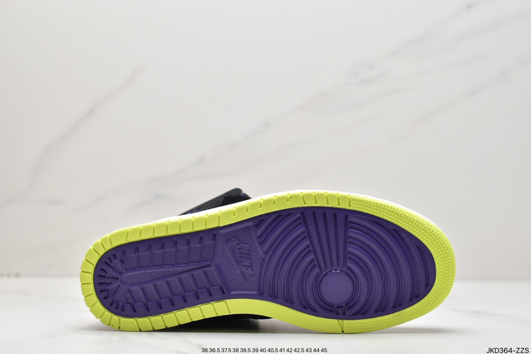 160 全新耐克Nike Air Jordan 1 Zoom Air CMFT WMNS”Lemon Venom” 致命毒液紫 CT0979-001