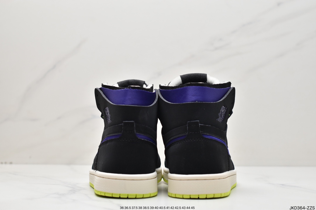 160 全新耐克Nike Air Jordan 1 Zoom Air CMFT WMNS”Lemon Venom” 致命毒液紫 CT0979-001