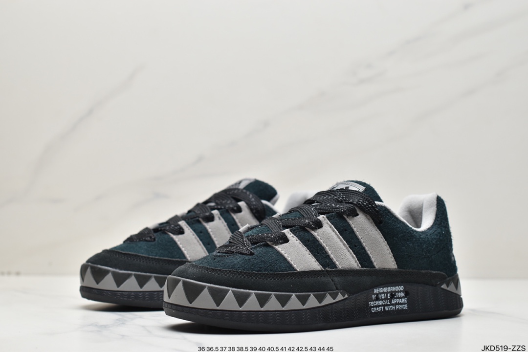 Atmos x Adidas Adimatic Low Matic series low help retro shark bread casual sports leisure skateboard shoes HP6770