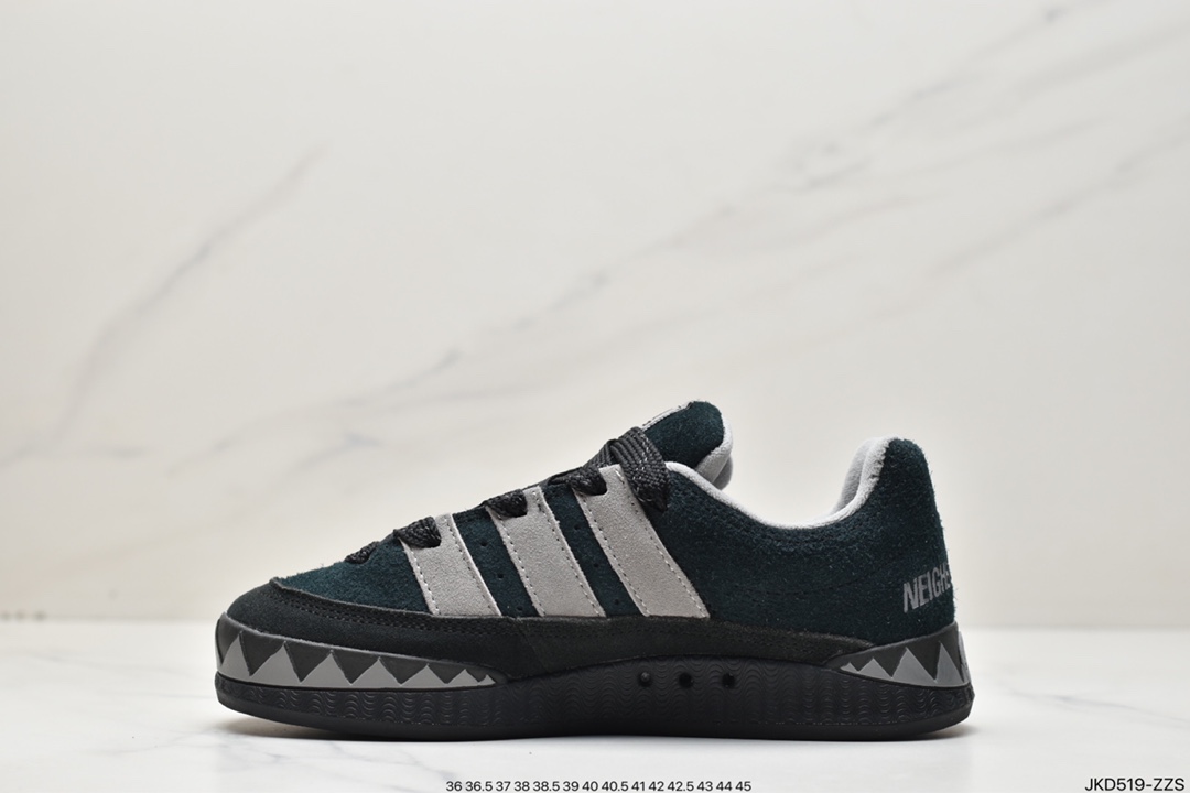 Atmos x Adidas Adimatic Low Matic series low help retro shark bread casual sports leisure skateboard shoes HP6770