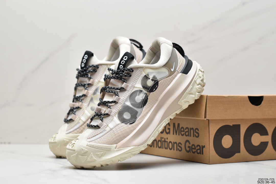 230 NIKE ACG Mountain Fly 2 Low”Black/White/Grey/Red”ACG山脉2代运动鞋DV7903-104