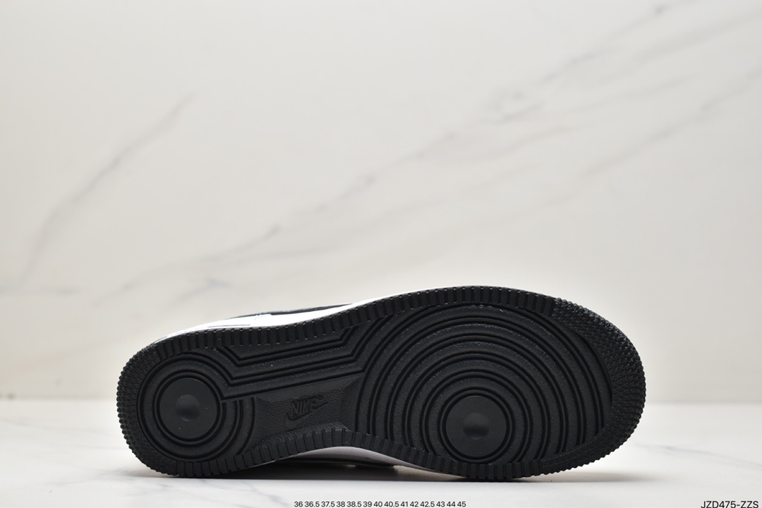 140 耐克NK Air Force 1 Low”White/Black/Sliver”空军一号低帮经典百搭休闲运动板鞋DC8873-101