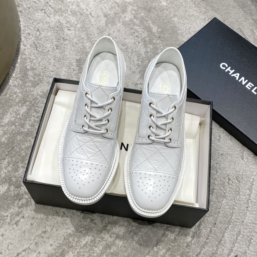 CHANEL мюли лоферы｜винтажные роскошные лоферы｜металлическая пряжка с двойной C + вощёная телячья кожа