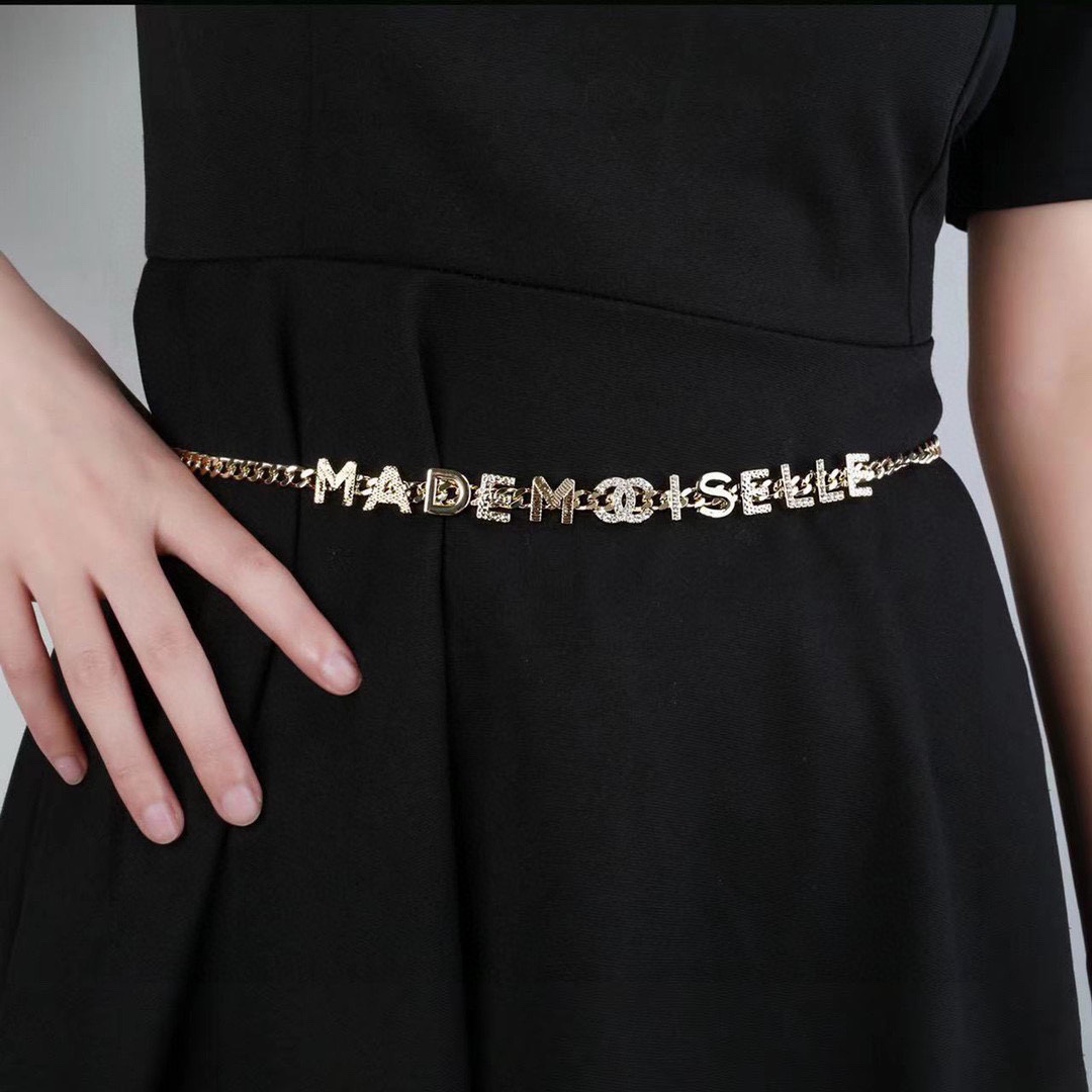 小香 Chanel 新品腰链 代购级别 一比一品质 香奈鹅 系列 经典cc logo 风格高级百搭 高级