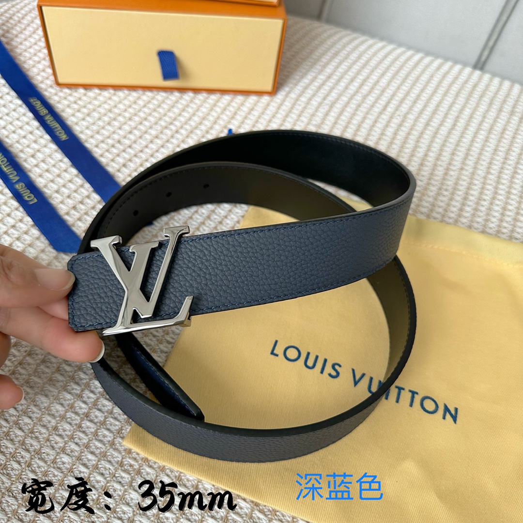 Louis Vuitton Belts Calfskin Cowhide