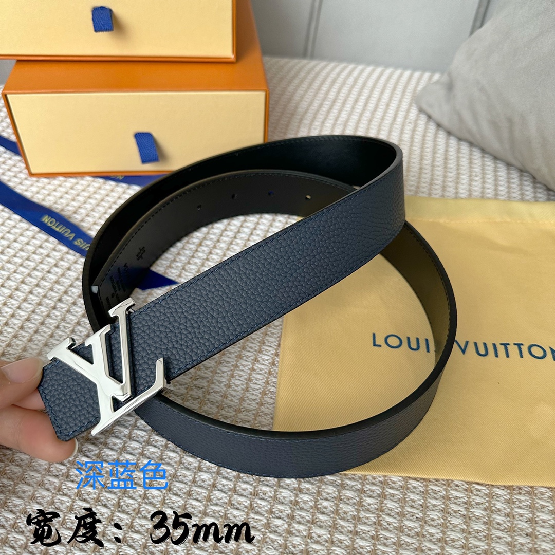 Louis Vuitton Belts Calfskin Cowhide