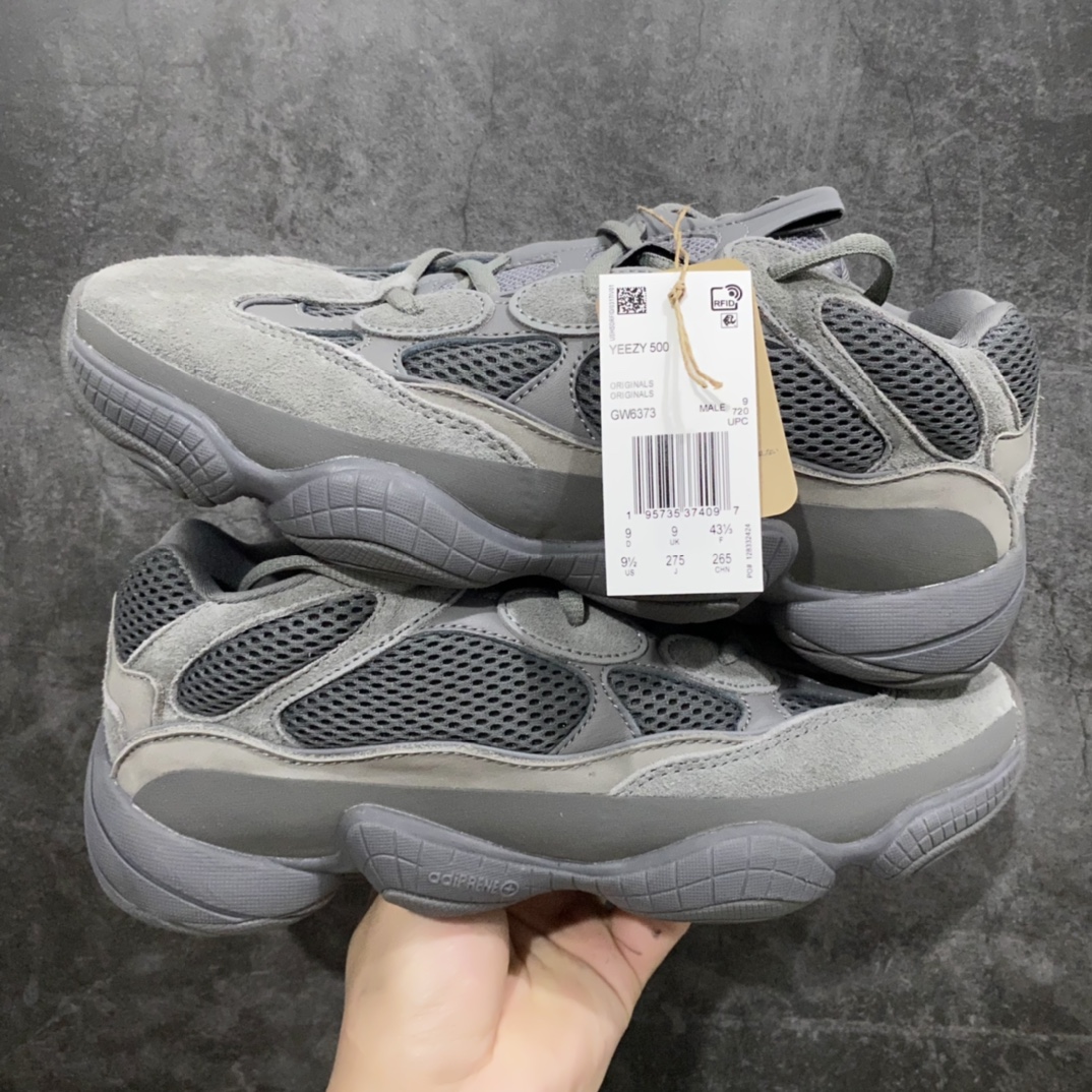 纯原版本Yeezy500DesertRat大地灰GW6373随意秒杀各种市面伪纯原市场最强版本顶级制作工