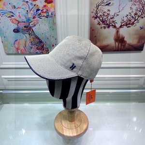 Hermes Hats Baseball Cap Canvas Cowhide Fashion
