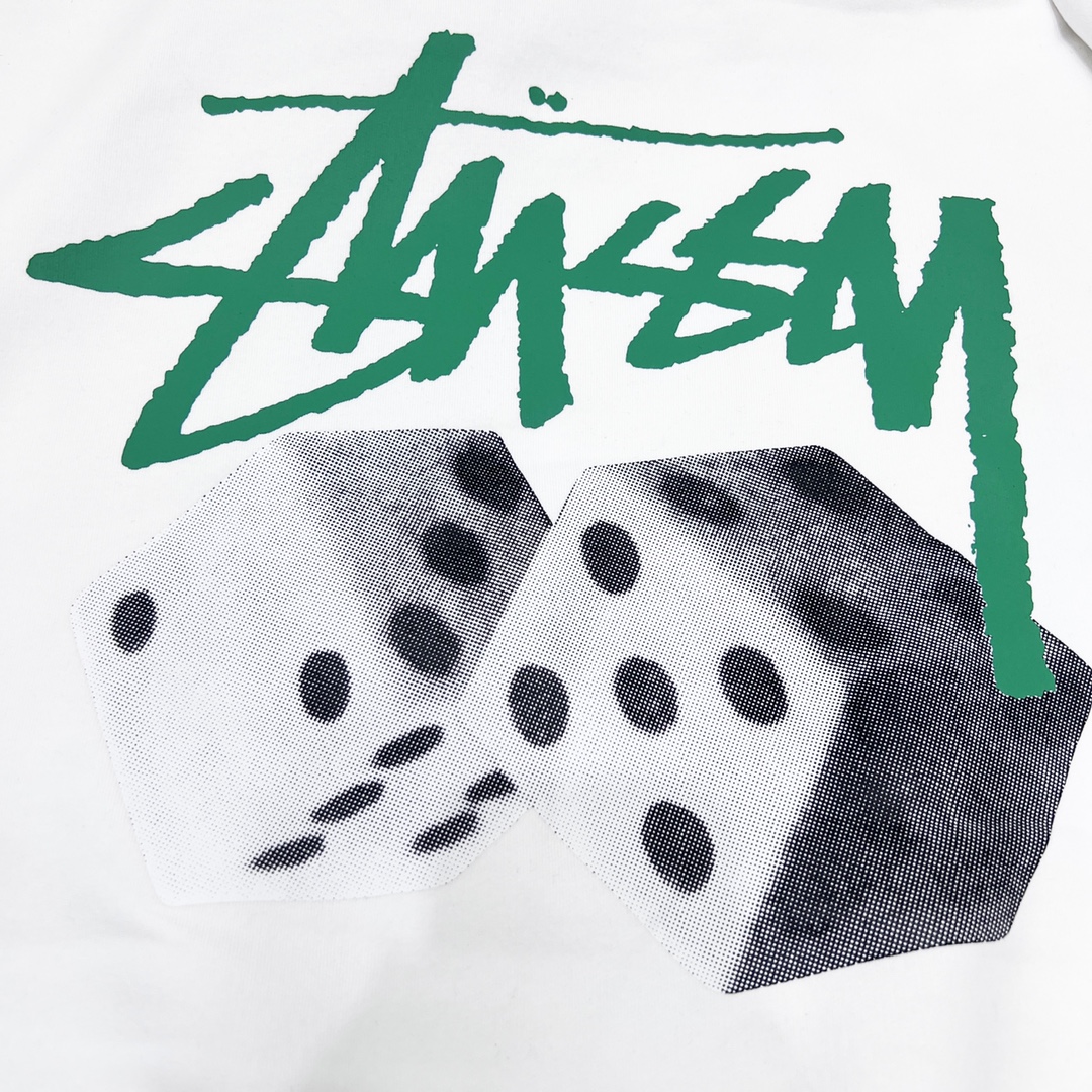 Stussy/斯图西 22FW秋冬新款筛子印花连帽卫衣