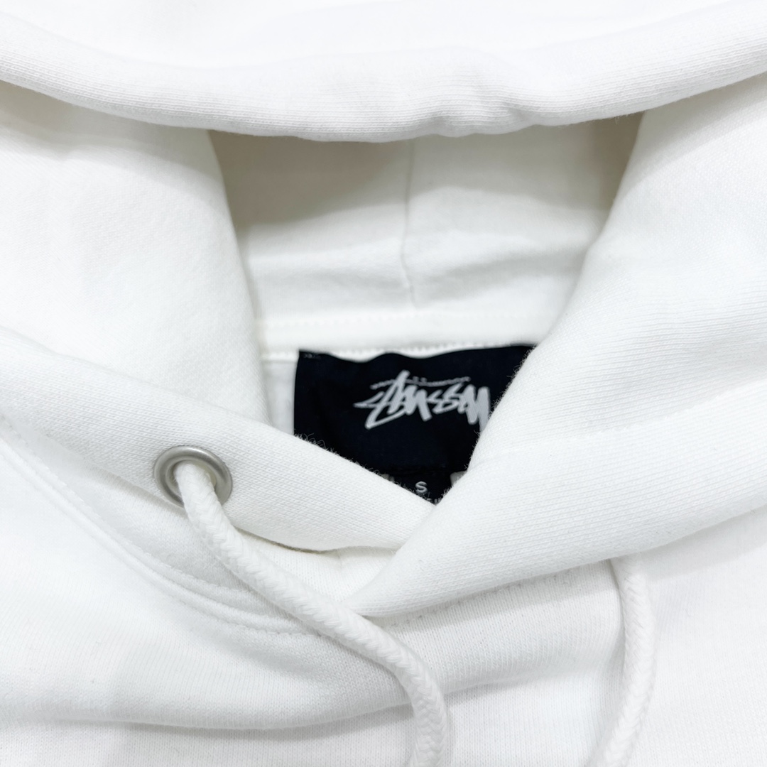 Stussy/斯图西 22FW秋冬新款筛子印花连帽卫衣