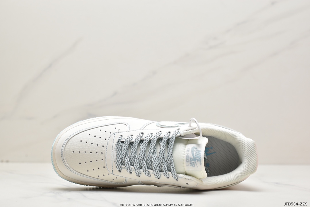 170 洛杉矶潮牌店限量发售 Undefeated x Nike Air Force 1 Low 冰蓝色 HL5696-789