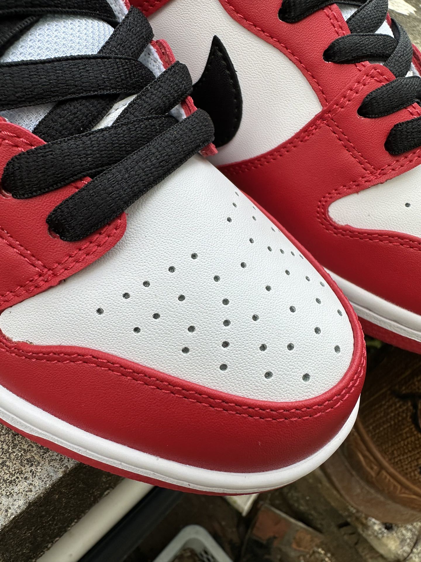福利特价‼️NK Dunk sb Low 芝加哥原盒原配 圈内天花板工艺 原厂冲刀 超高清洁度 全鞋零毛