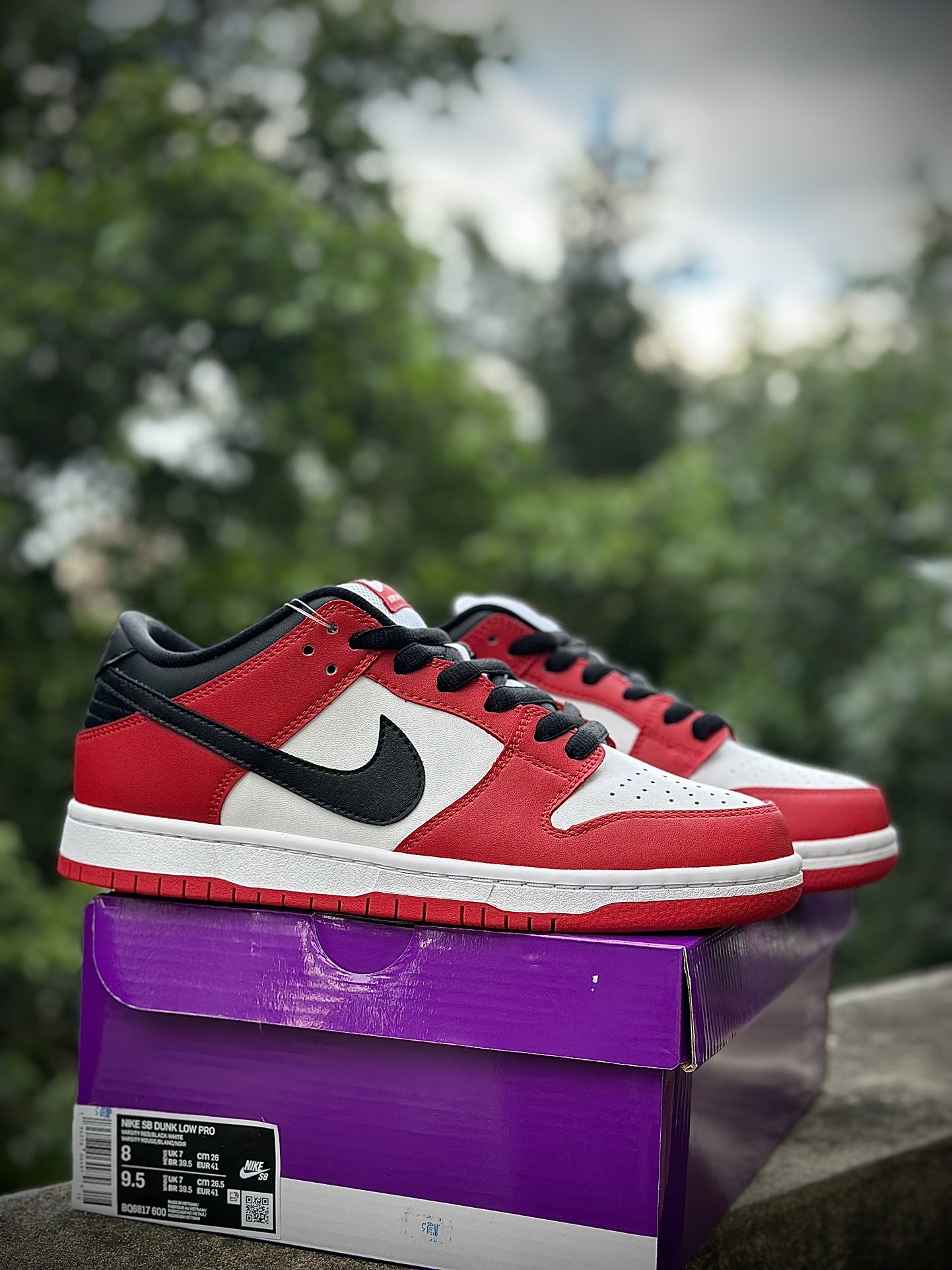 福利特价‼️NK Dunk sb Low 芝加哥原盒原配 圈内天花板工艺 原厂冲刀 超高清洁度 全鞋零毛