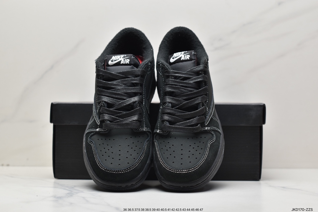 160 Travis Scott x Air Jordan 1 Low OG TS ” Black/Phantom ” 黑武士篮球鞋 DM7866-001