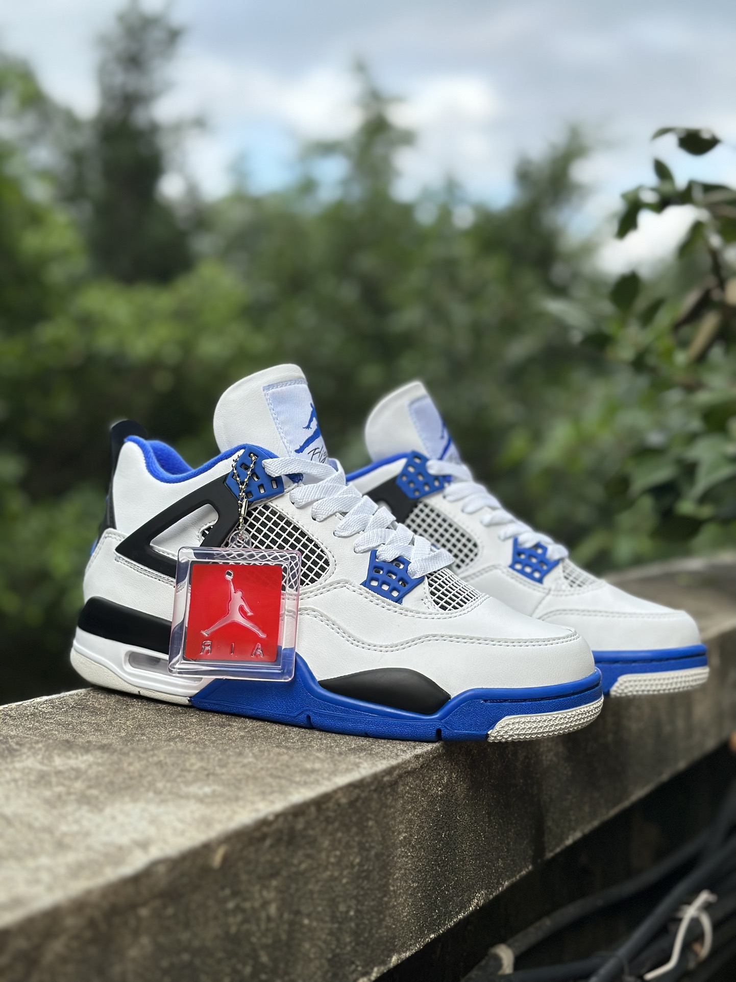 ¡¡Original puro‼️ Original puro, de fábrica‼️ Air Jordan AJ4 Retro Azul Carrera, versión de exportación, desa…