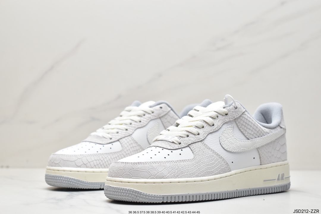 Nike Air Force 1 Low Serpentine Air Force One Low Top Versatile Casual Sports Shoes DX2678-100