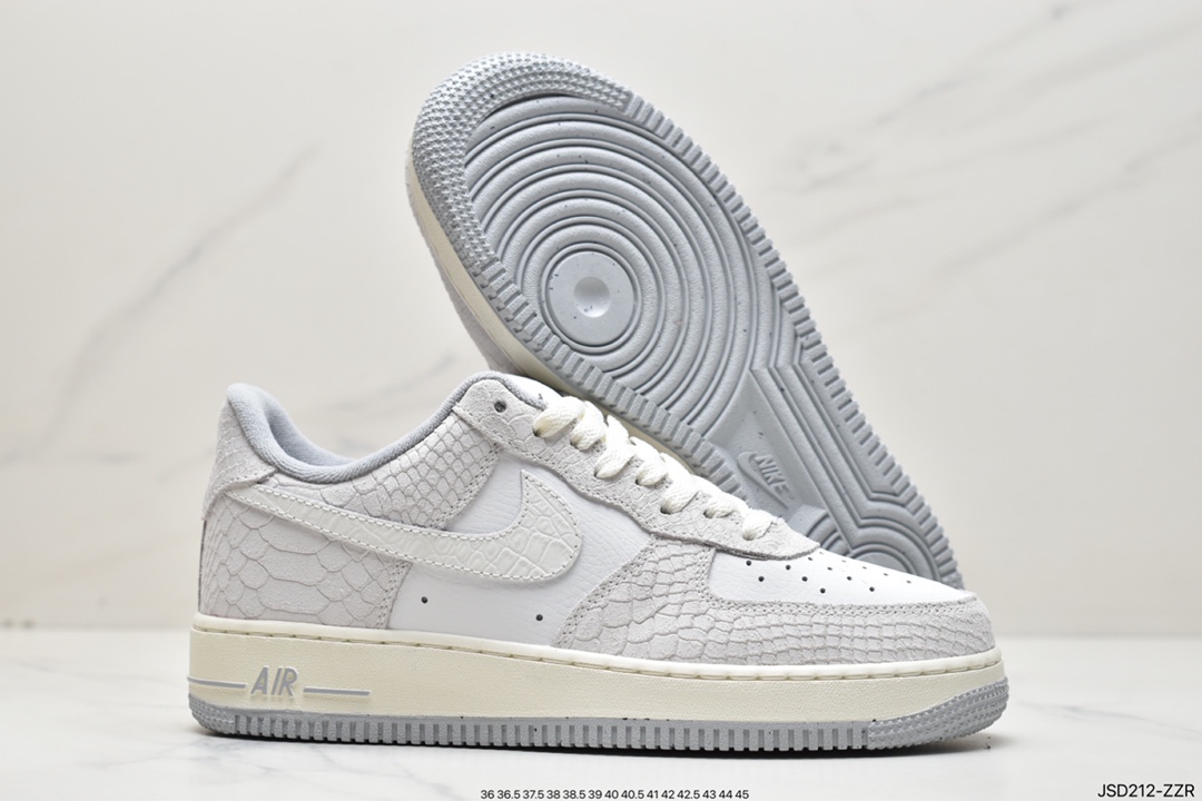 Nike Air Force 1 Low Serpentine Air Force One Low Top Versatile Casual Sports Shoes DX2678-100