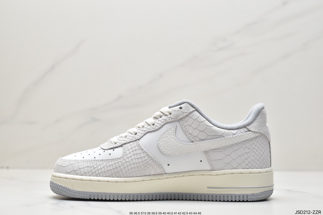 Nike Air Force 1 Low Serpentine Air Force One Low Top Versatile Casual Sports Shoes DX2678-100