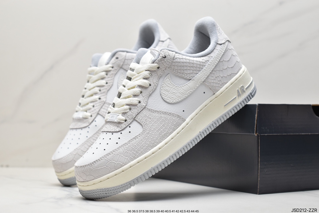 Nike Air Force 1 Low Serpentine Air Force One Low Top Versatile Casual Sports Shoes DX2678-100