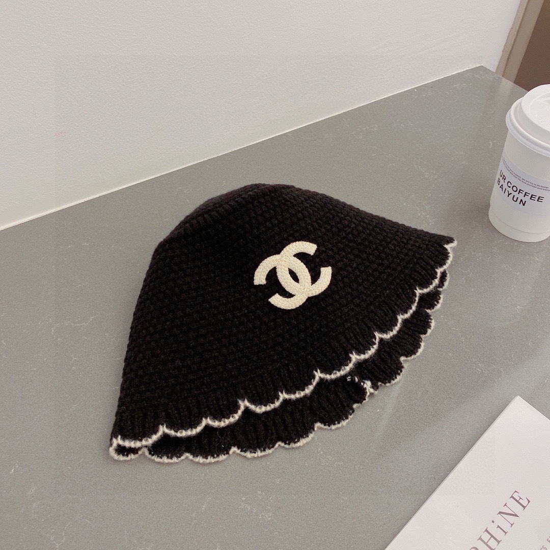 Shop the Best High Authentic Quality Replica
 Chanel Hats Bucket Hat Knitting Fall Collection