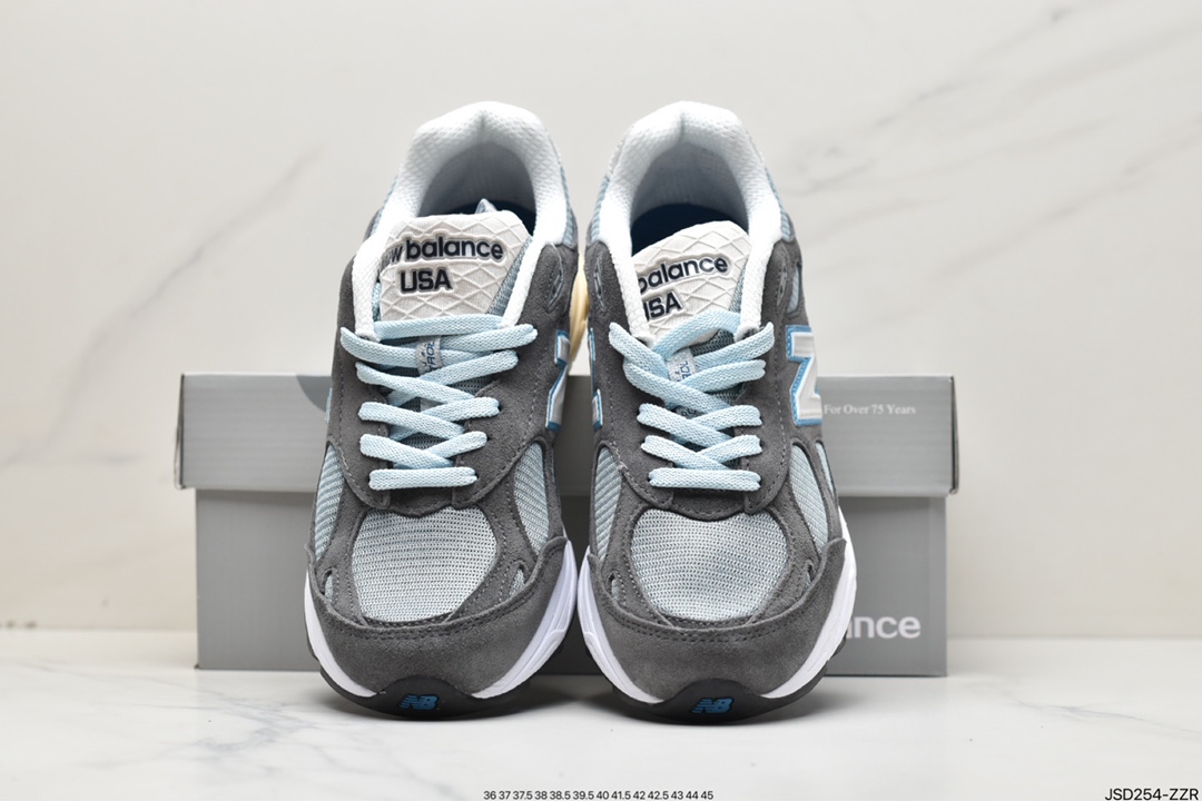 Kith x New Balance M990KS3 NB990V3 joint gray blue