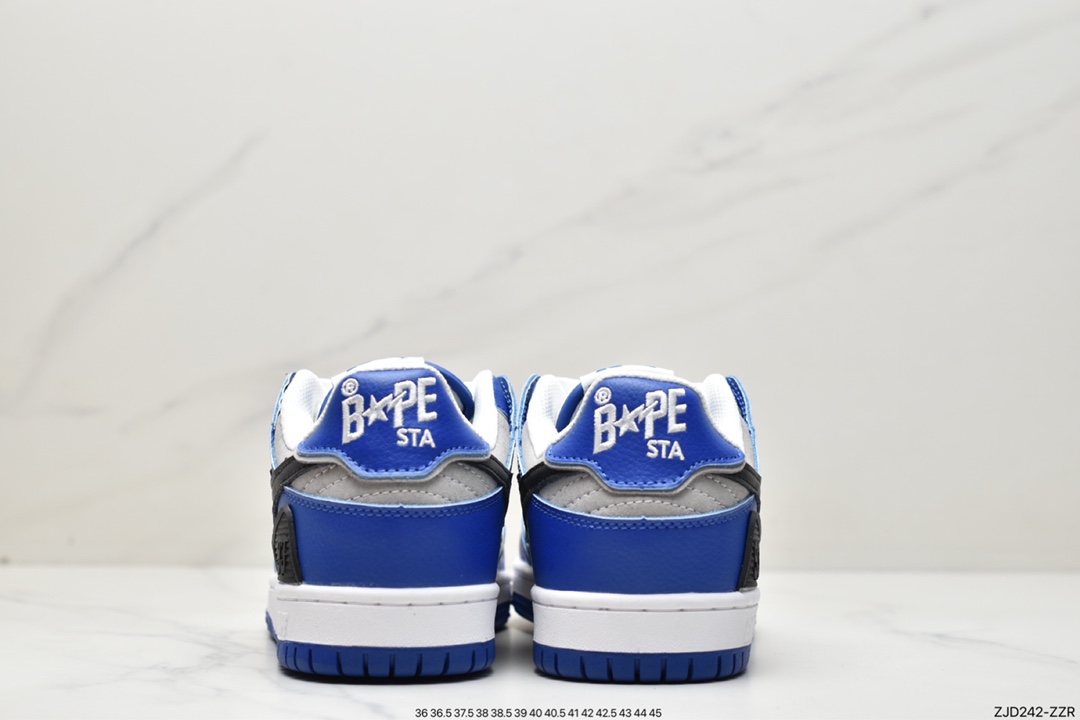 Harajuku trend brand A Bathing Ape BAPE Sk8 Sta Low SK8 series low-top casual sports skateboard shoes