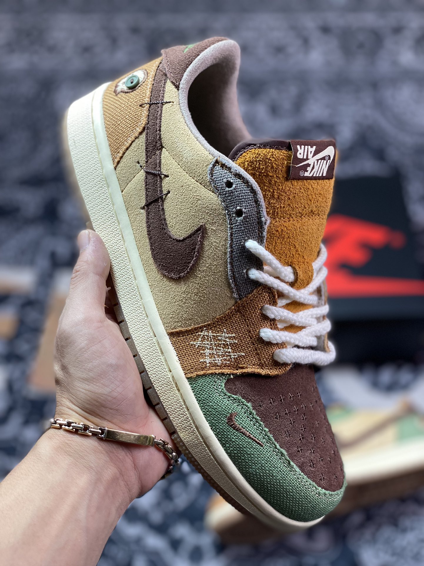 200 Zion Williamson x Air Jordan 1 Low 联名巫毒棕色 DZ7292-200