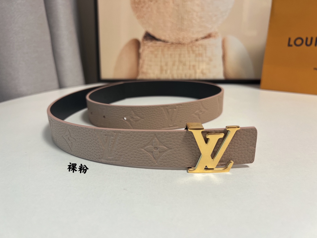 Louis Vuitton AAA+
 Cinturón Cuero de vaca Casual