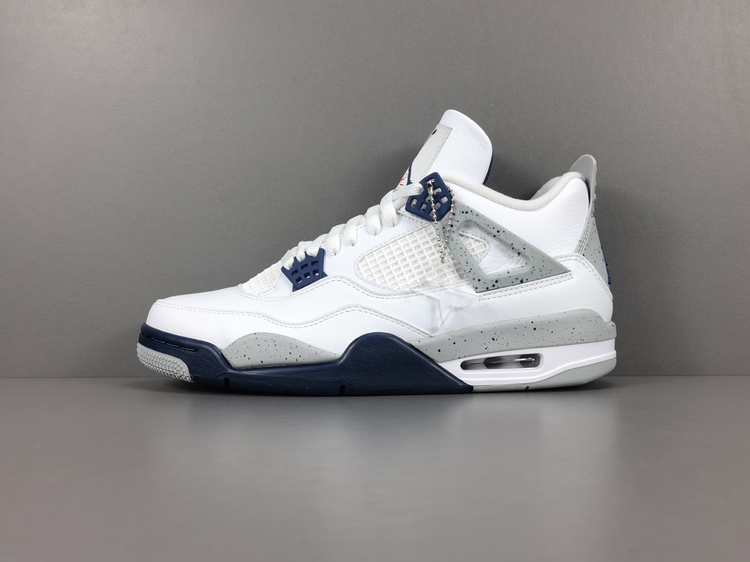  渠道优势，支持代发！
【纯原：顶级AJ4】白蓝 午夜蓝 Air Jordan 4 Retro＂Midn