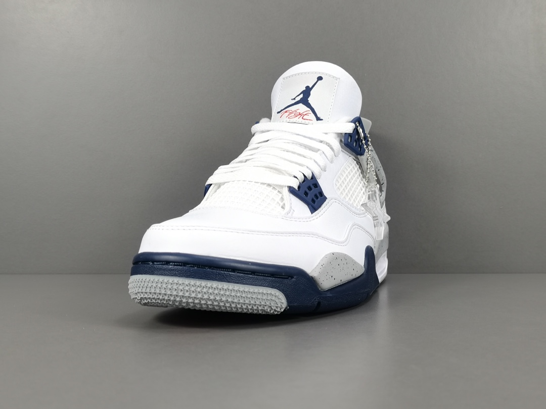  渠道优势，支持代发！
【纯原：顶级AJ4】白蓝 午夜蓝 Air Jordan 4 Retro＂Midn