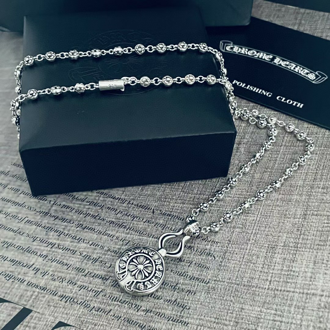 Chrome Hearts 7 Star
 Jewelry Necklaces & Pendants Replcia Cheap
 Unisex Vintage Chains