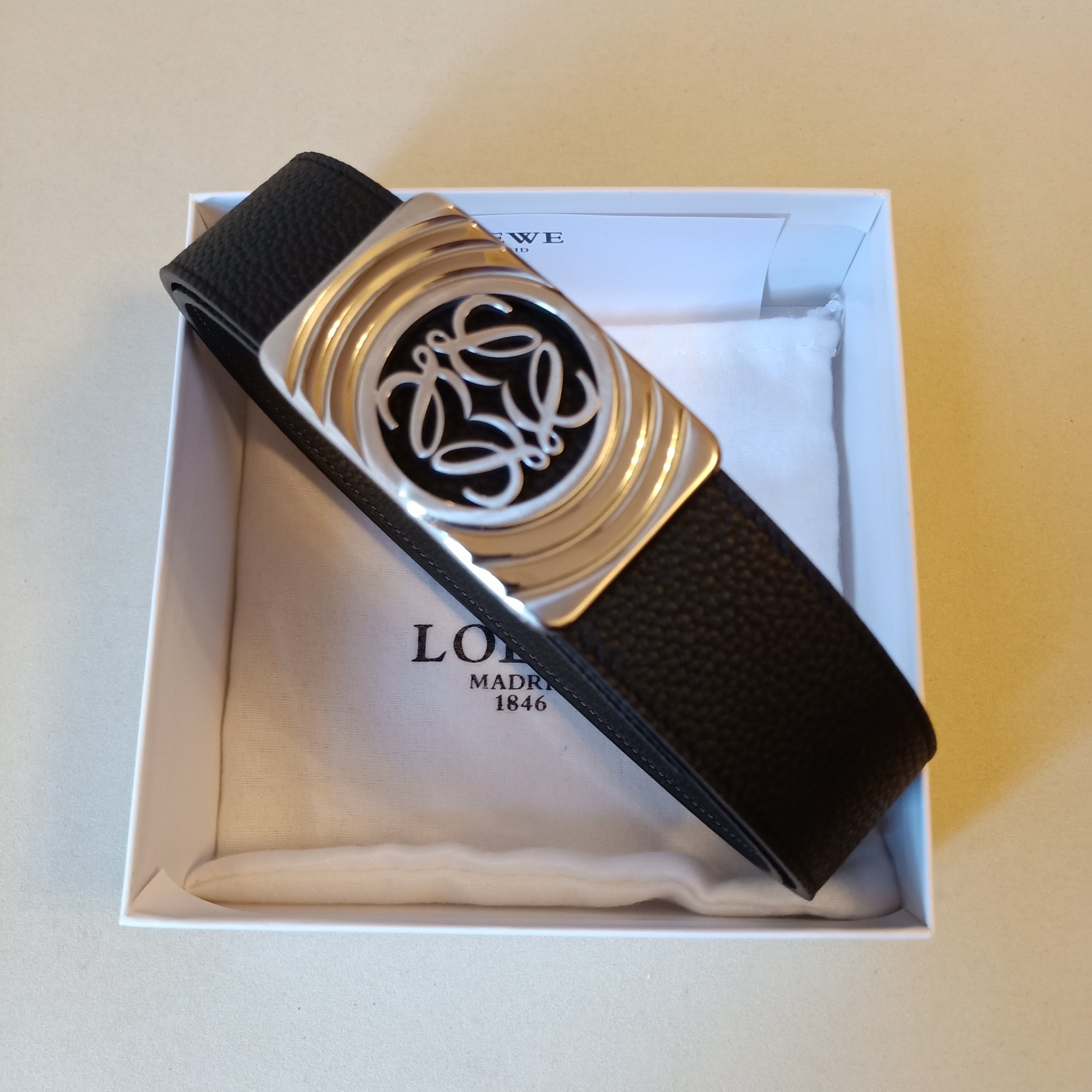 品牌:罗意威尺寸:带宽38mm正品尺