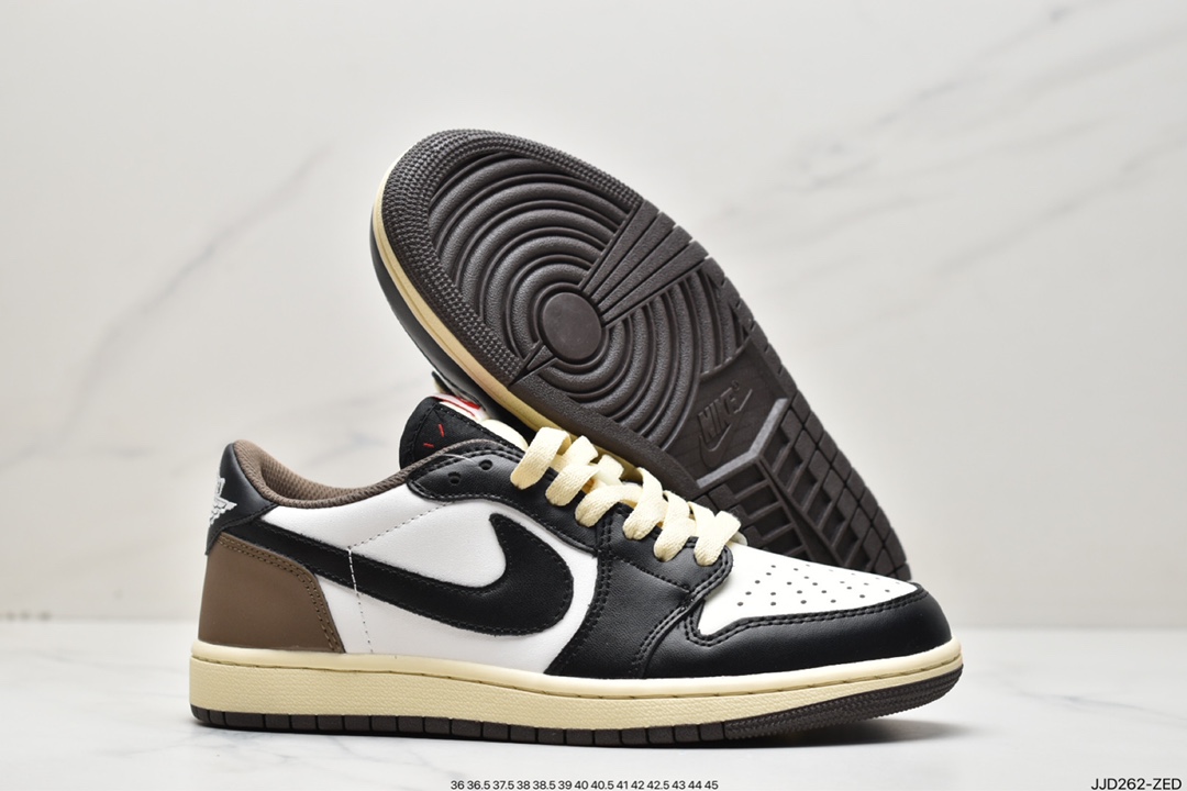 130 fragment design x Travis Scott x Air Jordan 1 Low OG SP AJ1经典低帮篮球鞋CQ4277-105