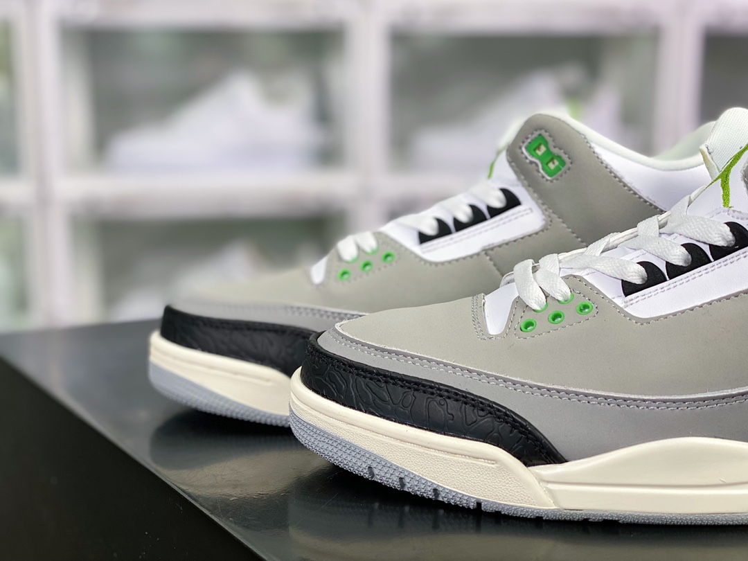 300 Air Jordan 3 Retro”Chlorophyll”迈克尔·乔丹AJ3代中帮136064-006