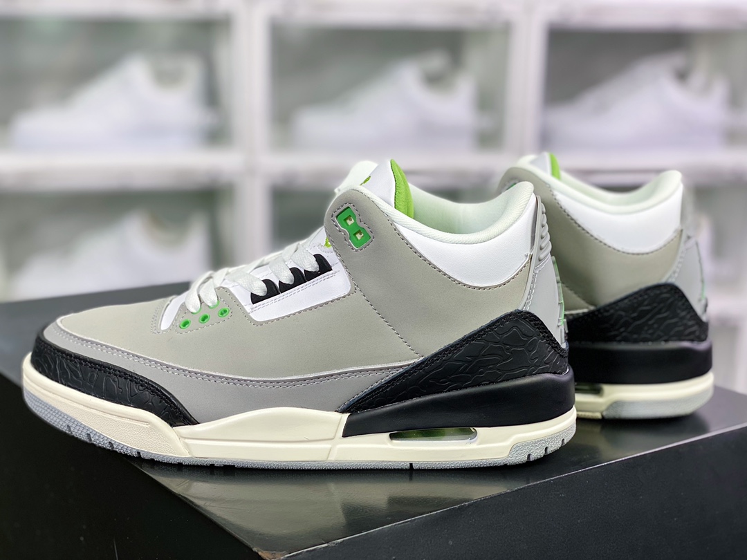 300 Air Jordan 3 Retro”Chlorophyll”迈克尔·乔丹AJ3代中帮136064-006