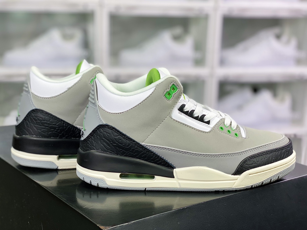 300 Air Jordan 3 Retro”Chlorophyll”迈克尔·乔丹AJ3代中帮136064-006
