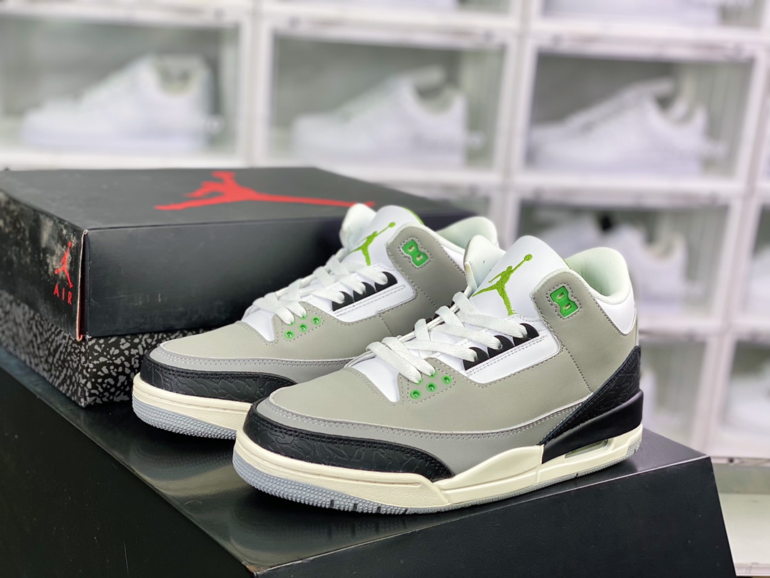 300 Air Jordan 3 Retro”Chlorophyll”迈克尔·乔丹AJ3代中帮136064-006