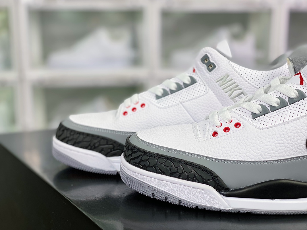 300 Air Jordan 3 Retro NRG”Tinker ”迈克尔·乔丹AJ3代中帮篮球鞋“手稿白水泥钩子 ”AQ3835-160