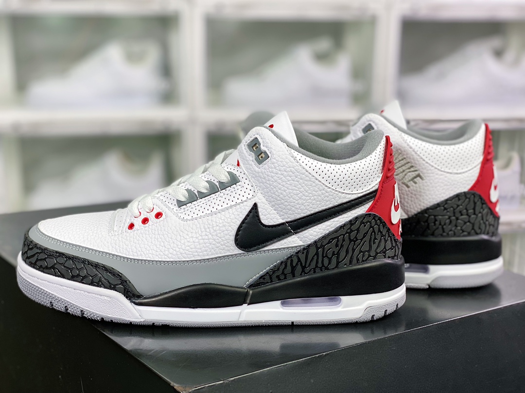 300 Air Jordan 3 Retro NRG”Tinker ”迈克尔·乔丹AJ3代中帮篮球鞋“手稿白水泥钩子 ”AQ3835-160
